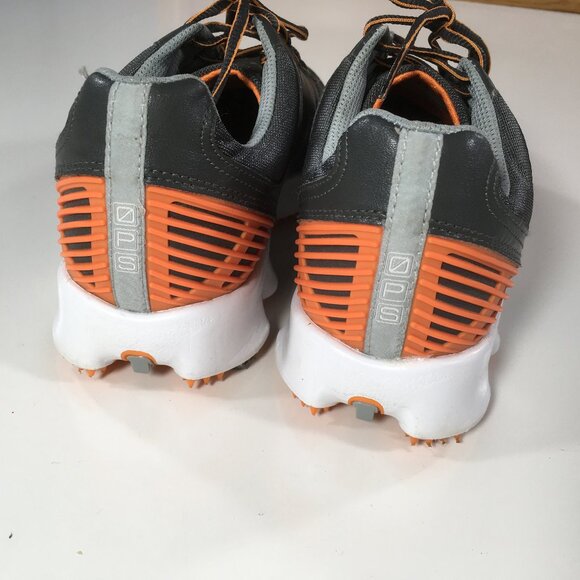 FootJoy HyperFlex Golf Shoes Mens Size 7.5 Gray Orange White 51015 main image 7